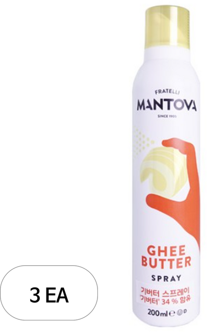 만토바 기버터 스프레이, 3개, 200ml