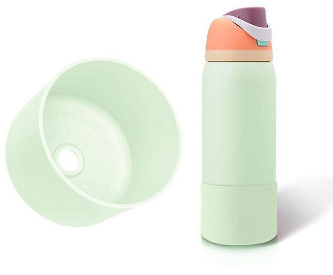 Silicone Boot for Owala FreeSip 32 Oz Higher Water Bottle Scratch-Resistant Bottom Sleeve Protec, 서핑 엣지