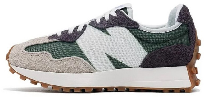 뉴발란스 327 화이트 남여공용 스니커즈(증정품+신발끈 ), 285, WS327COB