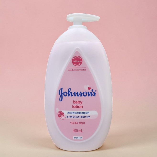 존슨즈 베이비 로션 핑크, 500ml, 1개