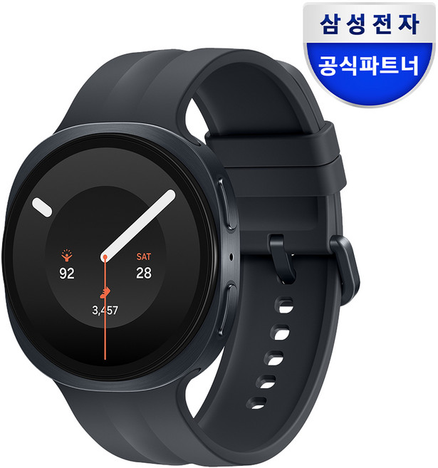 7위 - 갤럭시 워치9 블루투스 강화유리 패키지 SM-L350N, GPS + 블루투스, 44mm, 그라파이트