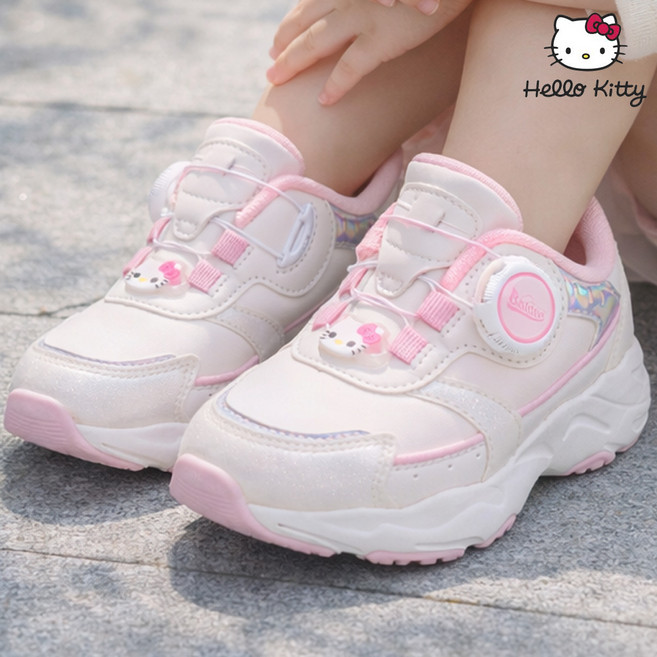 산리오 정품 다이얼 운동화 신고 벗기 편한 특허신발 어린이 KC인증완료 여아신발 캐릭터운동화