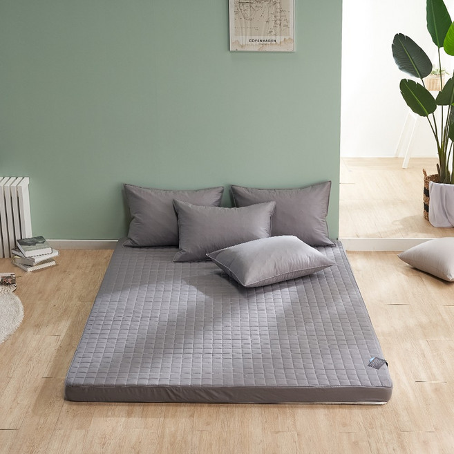 [에르미아] 순면 99.9%항균원단 라텍스커버(SS/Q/K) 6color, 차콜