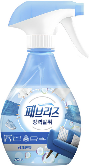 페브리즈 강력탈취 섬유탈취제 상쾌한향 본품, 370ml, 1개