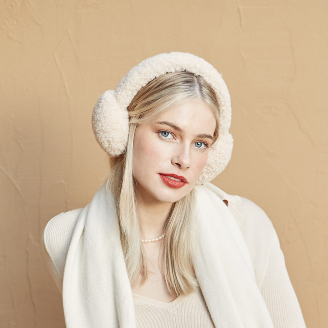 오즈어그웨어 호주 뽀글이 양가죽 이어머프 방한 털 귀도리 귀마개 OZ052