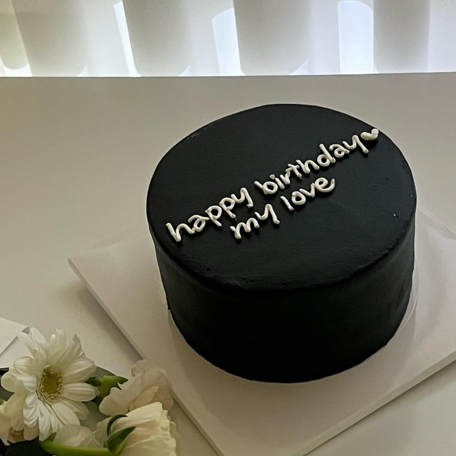 [평일10시전 주문 오늘출발] [날짜예약가능] 블랙케이크 택배로받는 전국배송 빠네뜨리아케이크, 1개, 850g, 크림치즈- 초코시트