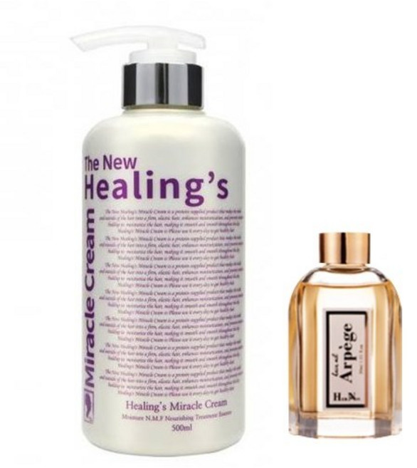 모에타 더뉴 힐링스 미라클크림 500ml + 아르페쥬 헤어오일 10ml, 1개, 610ml