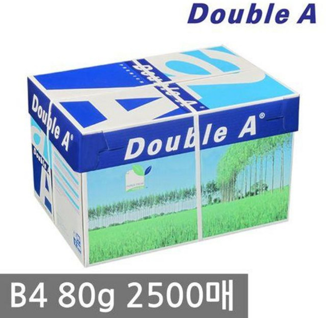 더블에이 B4 복사용지(B4용지) 80g 2500매 1BOX, 1개