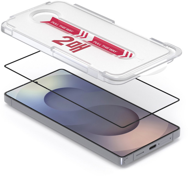 레드빈 고스트핏 3중 강화 강화유리 9H 액정보호필름 + 원터치 부착 키트, 2세트