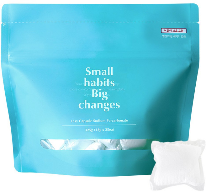 소소이지 이지 캡슐 과탄산소다 표백제, 325g, 1개