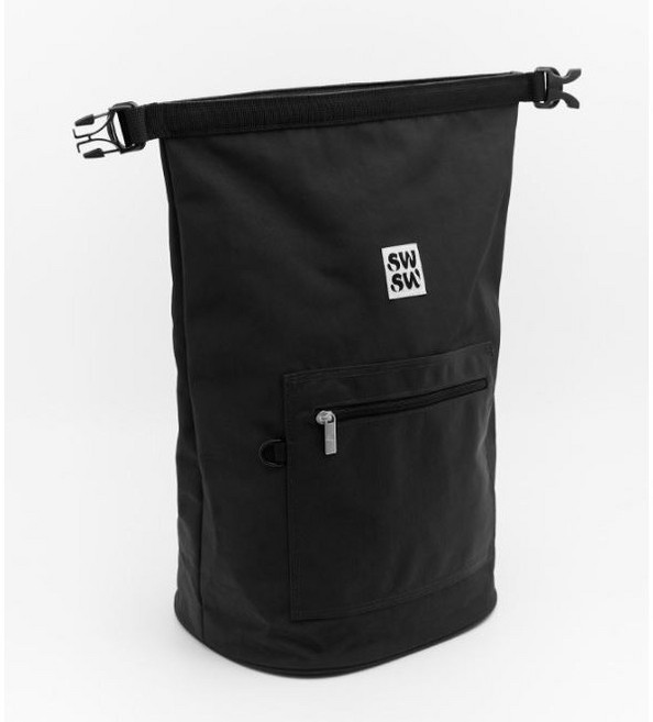 스윗스윔 체커 롤 스윔 백, 나일론 블랙