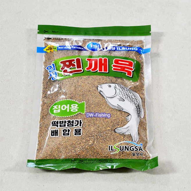 일성사 찐깨묵 찐 깨묵 (떡밥첨가 배합용), 1개, 335g