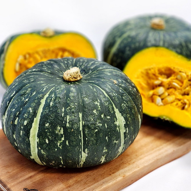 달콤함이 꽉 찬 노란속 뉴질랜드 단호박 정품, 1개, 뉴질랜드 단호박 5kg