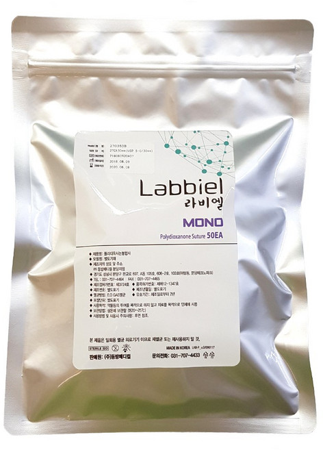 매선침 동방 라비엘 27g-90 모노 가시매선 리프팅실 팔자주름 보톡스, 1개