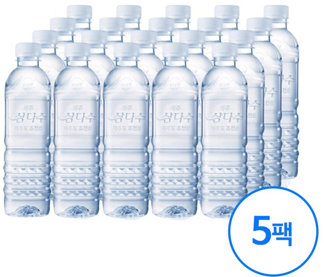 제주삼다수, 500ml, 100개