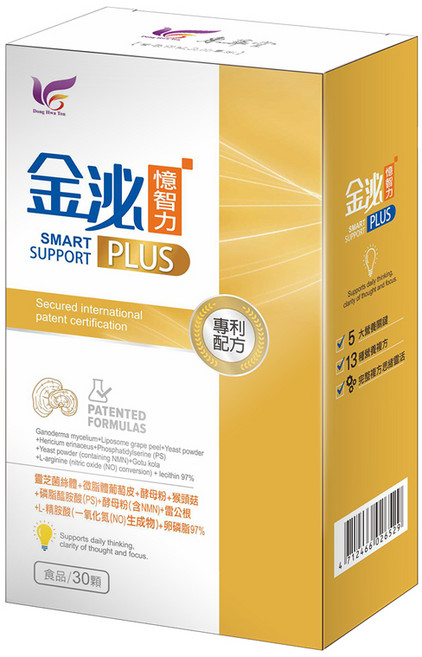 東華堂 金泌憶智力PLUS, 1個, 30顆