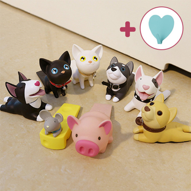 현관 도어 스토퍼 문닫힘 손끼임 문콕방지 방 문 고정 휴대용 안전 실리콘 인테리어 용품 소품, 우드 브라운 스토퍼, 1개