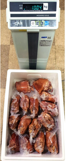 정성담은푸드 1박스 10kg 업소용 대용량 슈바인학센 (700g/900g), 1개, 20kg