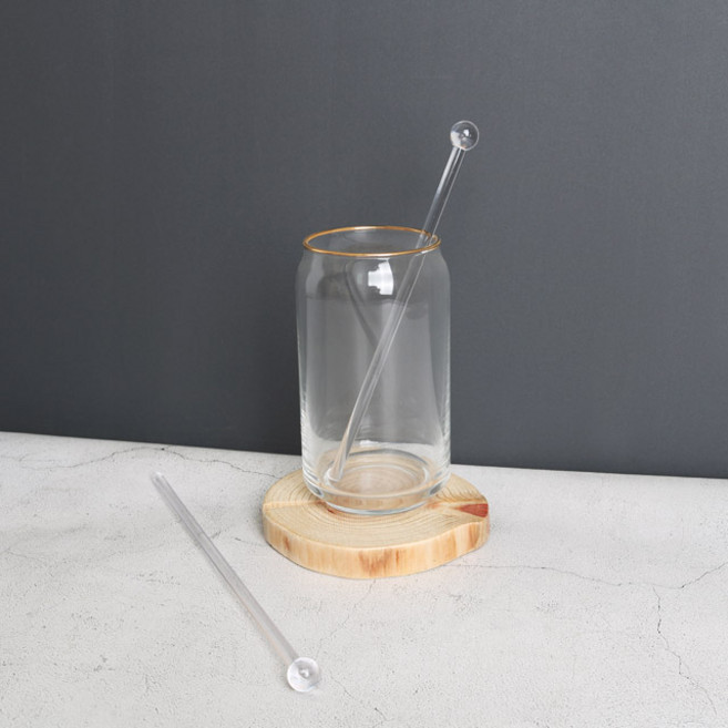 방울 머들러 / 유리st 투명머들러, 19cm, 1개