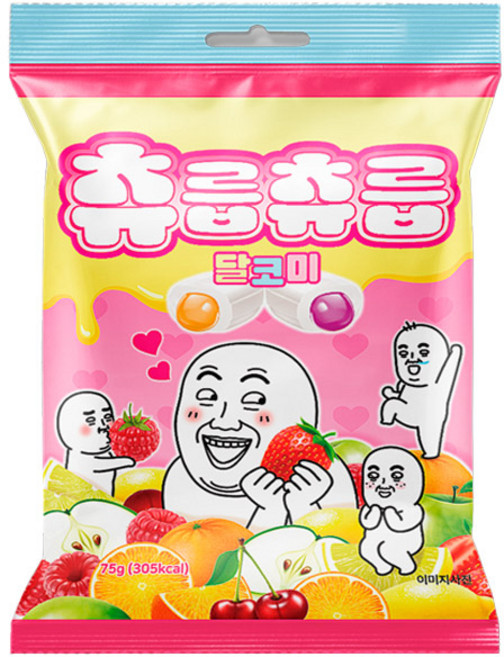 츄릅츄릅 달코미 캔디 75g, 1개