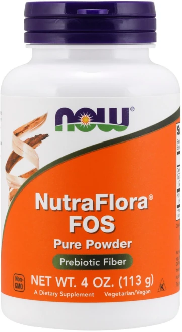나우푸드 뉴트라 플로라 FOS 퓨어 파우더 글루텐 프리 비건, 1개, 113g - 쿠팡