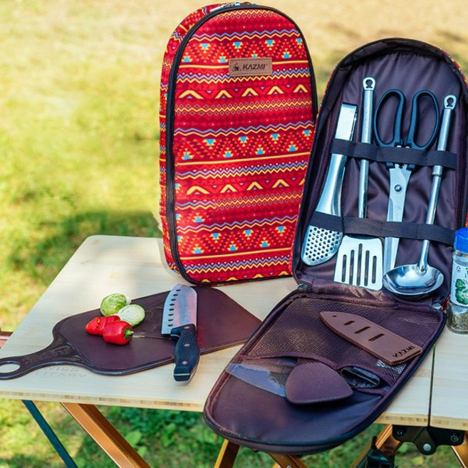 카즈미 키친툴세트 캠핑식기 조리도구 휴대용 도마 캠핑용품