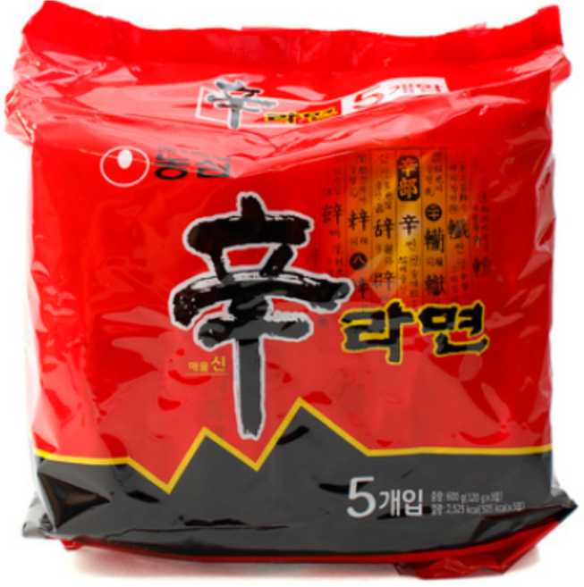 신라면, 5개