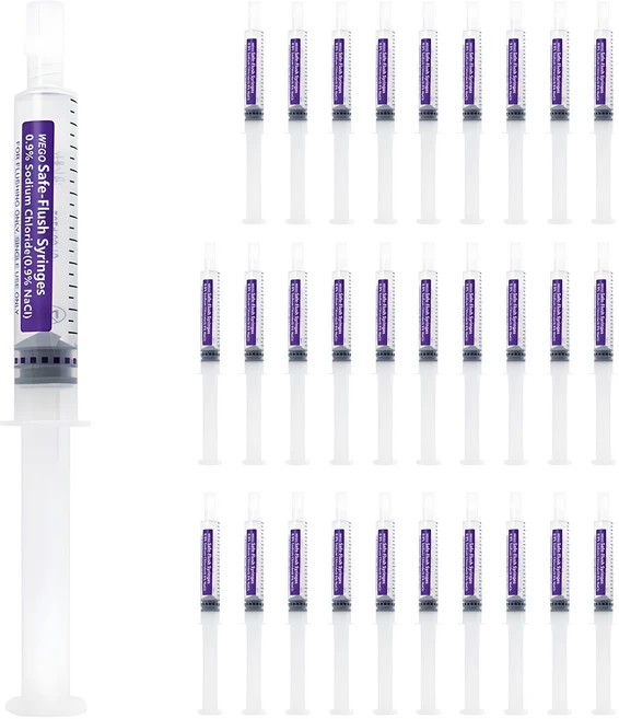 위고 일회용 멸균생리식염수 염화나트륨액 주사기형 10ml, 30개 - 쿠팡