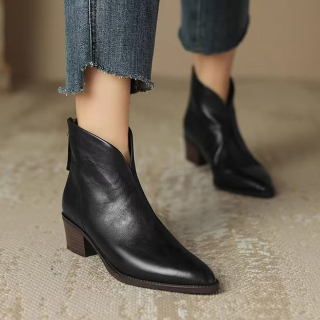 빅사이즈여성부츠 첼시부츠 빈티지 워커 앵클부츠