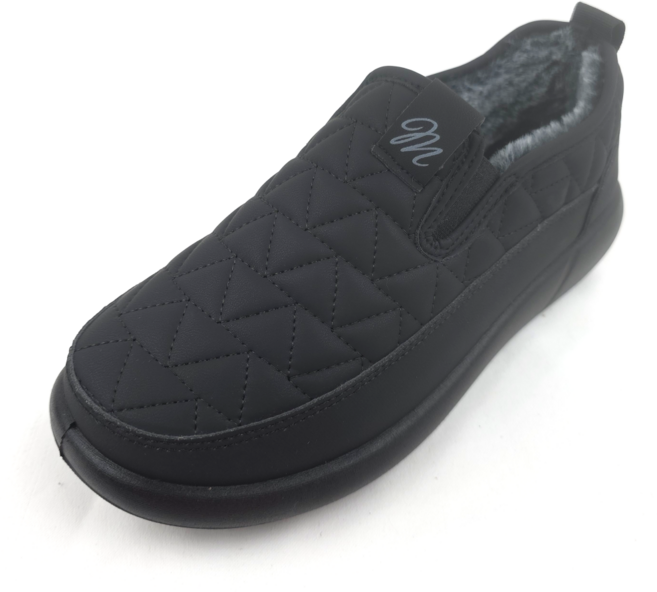 순이의신발장 강력한 생활방수 패딩 퍼 여성 가벼운 겨울 슬립온 남녀공용 방한 털 운동화