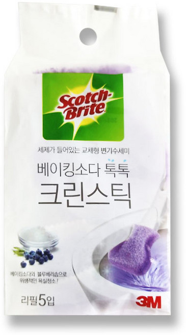 3M 베이킹소다 크린스틱 리필 5매, 10개