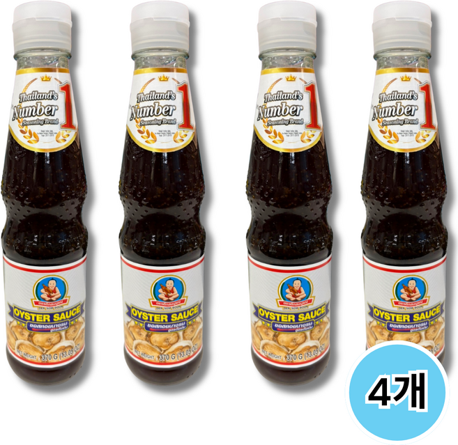 태국 헬씨보이 오이스터 진한 굴소스 370g, 4개