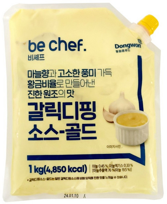 동원 비셰프 갈릭디핑소스골드 1kg, 10개