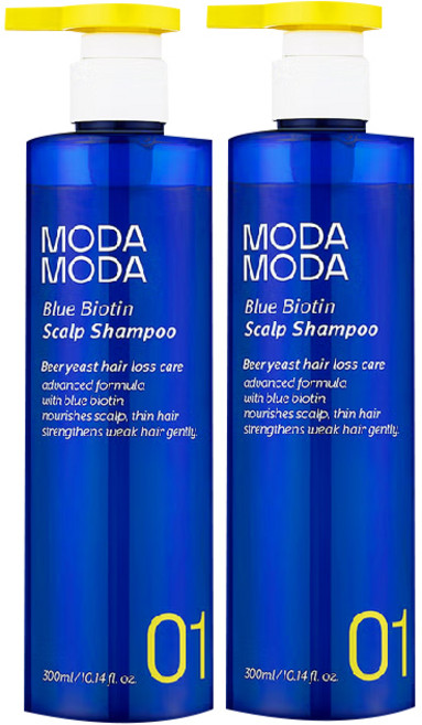 모다모다 블루비오틴 스칼프샴푸, 2개, 300ml
