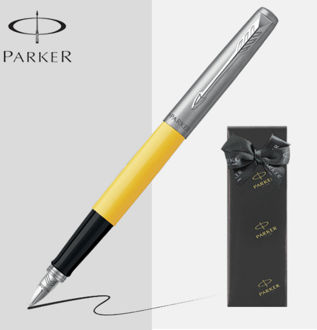 파카 만년필 조터 오리지널 [무료선물포장], 오리지널 옐로우 CT, F촉(보통촉)