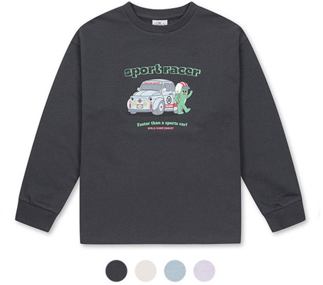 탑텐키즈 탑텐키즈 공용 벌룬프렌즈 콜라보 미니테리 9부 티셔츠_MKC3TR3801