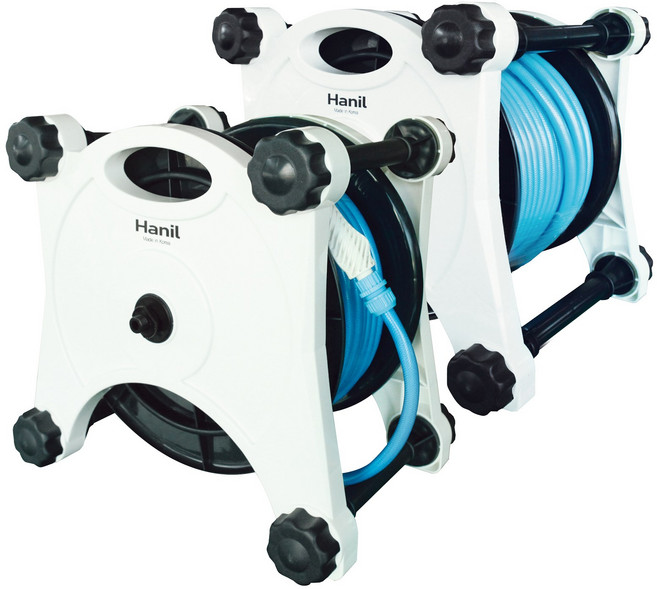 한일 프리미엄 호스릴 80M 세차호스 원예호스 물호스, 1개