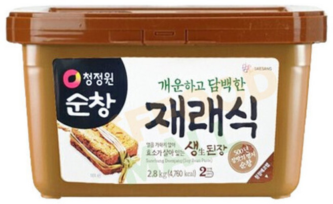 청정원 재래식 안심 생된장 2.8kg 1개