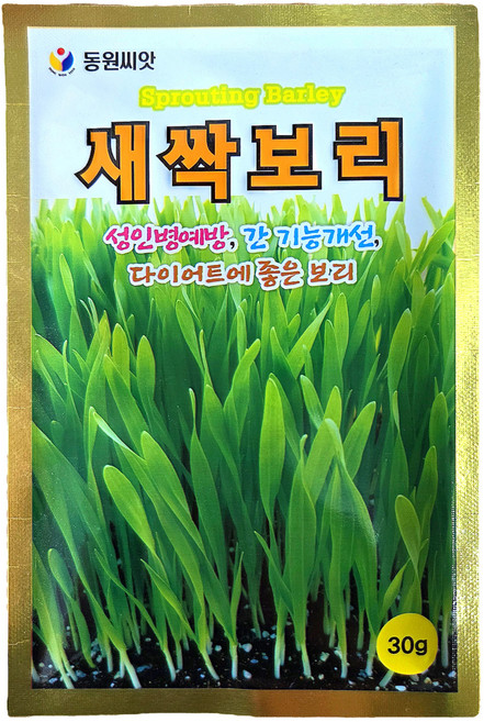 농사친구 새싹보리 씨앗 30g 청농 씨 종자 상추 쪽파 고사리 명이나물 산상추 초당옥수수 항암배추 담배 산마늘 아스파라거스 고수, 1개
