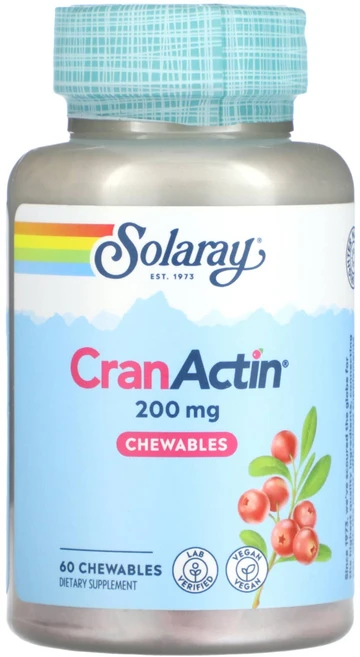 Solaray CranActin 츄어블 200mg 츄어블 60정, SolarayCranActin츄어블200mg츄어블60정, 1개 - 쿠팡