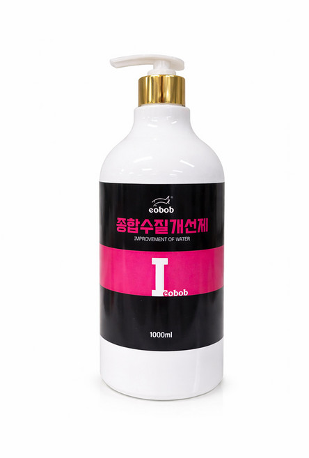 EOBOB 대용량 1000ML 고급 프리미엄 골드 펌프형 종합수질개선제, 1개