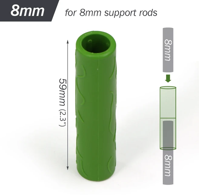8~20mm 식물 지지 연결 파이프 정원 온실 브래킷 조인트 정원용 덩굴식물 지지대 연결 커넥터, 01 8mm, 04 20pcs, 1개
