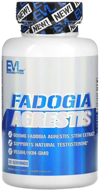 EVLution Nutrition 파도지아 아그레스티스 600mg 베지 캡슐 30정, 1개 - 쿠팡