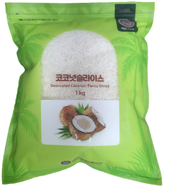 이든타운 코코넛 슬라이스 1kg 코코넛채 코코넛롱 제과 제빵 쿠키 도넛, 1