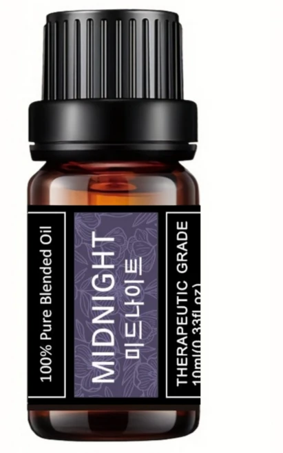 레노포프 천연 에센셜오일 & 블랜딩오일 35종 테라퓨틱등급, 1개, 24.미드나이트(숙면/긴장완화), 10ml - 쿠팡