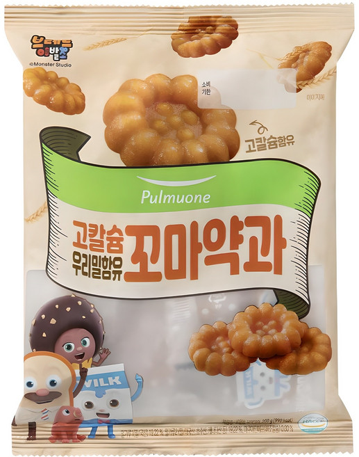 풀무원 고칼슘 꼬마약과, 밀, 200g, 1개