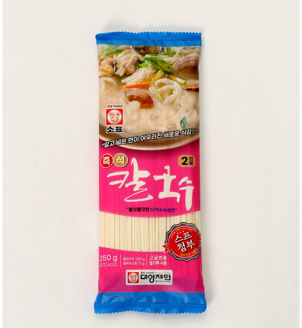 [스프첨부] 즉석칼국수, 6개, 250g