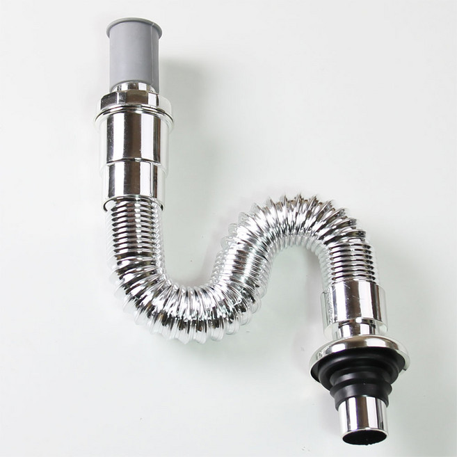 마마시크 고무 아이형트랩 세면대 배수구 교체 배수관 세면기 다용도트랩 부속품, 1개