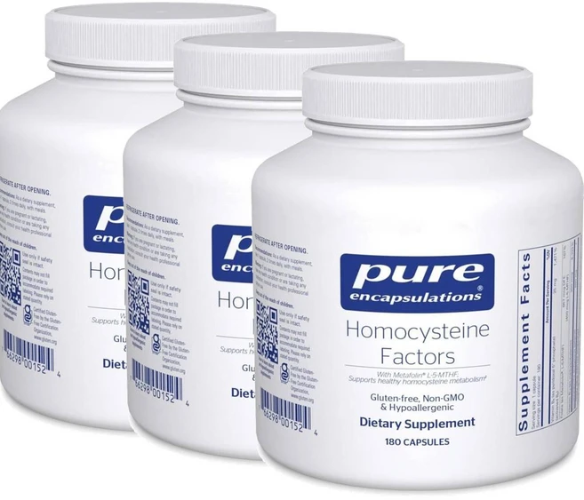 퓨어인캡슐레이션 호모시스테인 팩터스 캡슐 Pure Encapsulations Homocysteine Factors, 3개, 180정 - 쿠팡