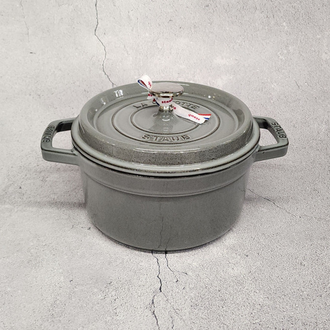 스타우브 B품 원형 꼬꼬떼 22cm 그레이 11092218-B, 1개